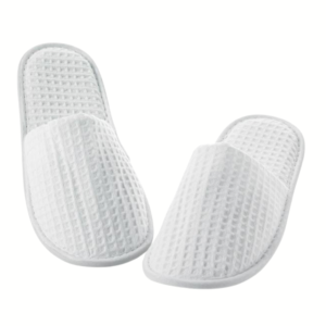 luxury hotel waffle slippers